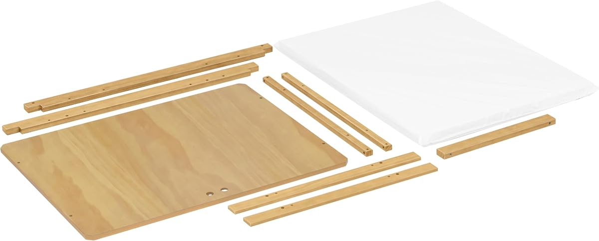 Babyletto Rolli All-Stages® Midi Crib Conversion Kit in Honey | GREENGUARD Gold & FSC Certified All-Stages Midi Crib Conversion Kit - Portable & Adjustable, Pad Included