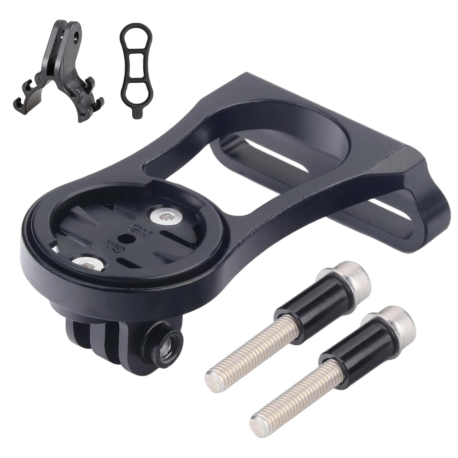 Sistema di supporto per manubrio per NiteRider, Garmin Edge e fotocamere sportive, montaggio out-front estendibile per nero con adattatore