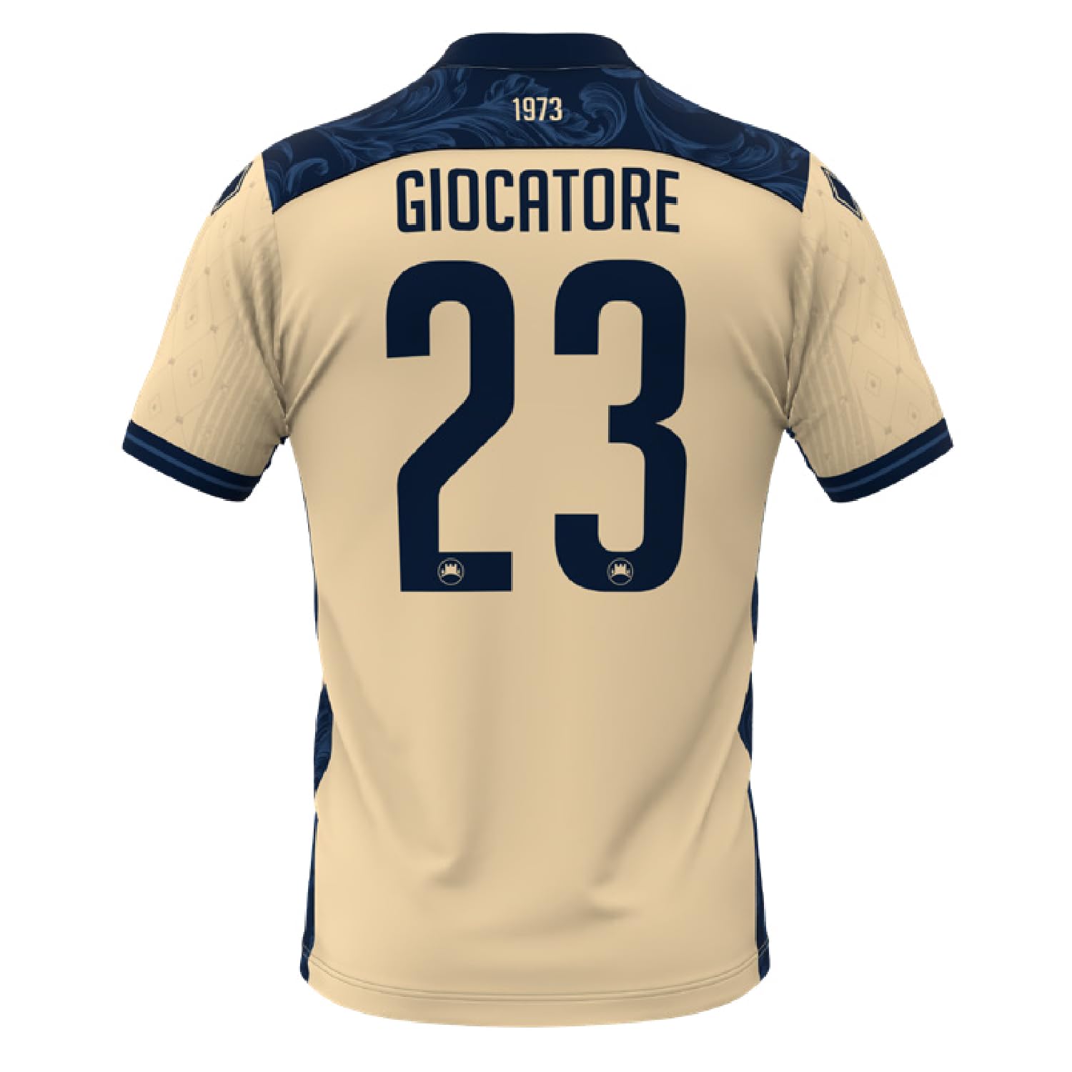 Nuova Maglia Calcio Uomo Away 2025/26, Seconda Maglia Calcio Personalizzabile, Ufficiale Errea Uomo per Cittadella Calcio, Color Avorio, per Allenamento Calcio, t-Shirt Uomo