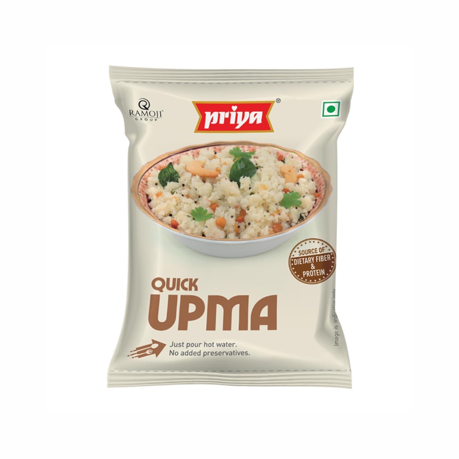 Priya Quick Upma - Pack of 2-180gms Each I Total 360gm| Ready to Eat | Instant Upma Mix | Healthy Snacks | Instant Mixes For Breakfast | Camping Food (B0BB77YM1W) Amazon Price History, Amazon Price Tracker