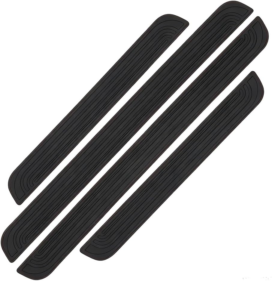 Door Sill Protector for Range Rover Evoque 2012–2025 2026 L551,Welcome Pedal Protector Cover,4pcs Car Door Sill Protector,Car Door Threshold Protection,Car Door Sill Protector,Black