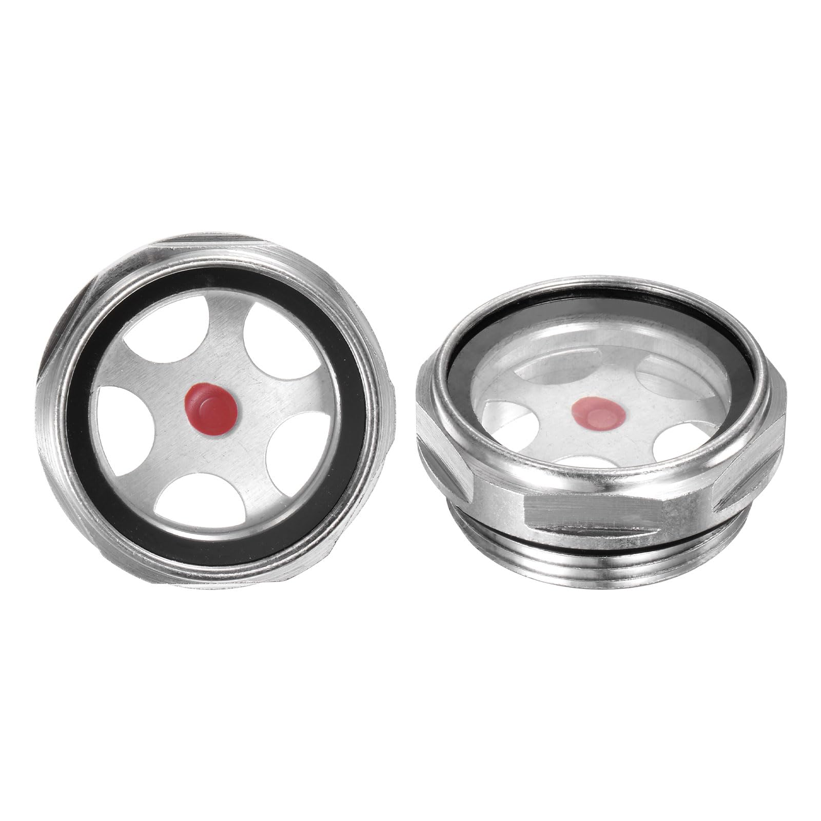 M METERXITY 2-Pack Air Compressor Oil Sight Glass