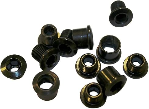 Truvativ Steel Triple 4-Arm Chainring Bolt Kit | Secure Black Chainring Fas | bike-chainrings-and-accessories