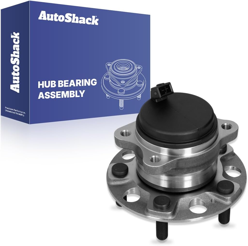 AutoShack Rear Wheel Hub Bearing Assembly - Driver or Passenger Side for Hyundai & Kia, Tucson 2016-2021 Sonata 2015-2019 Sportage 2017-2021 Optima 2016-2020, FWD L4 1.6L 2.0L 2.4L - 5-Lug, with ABS