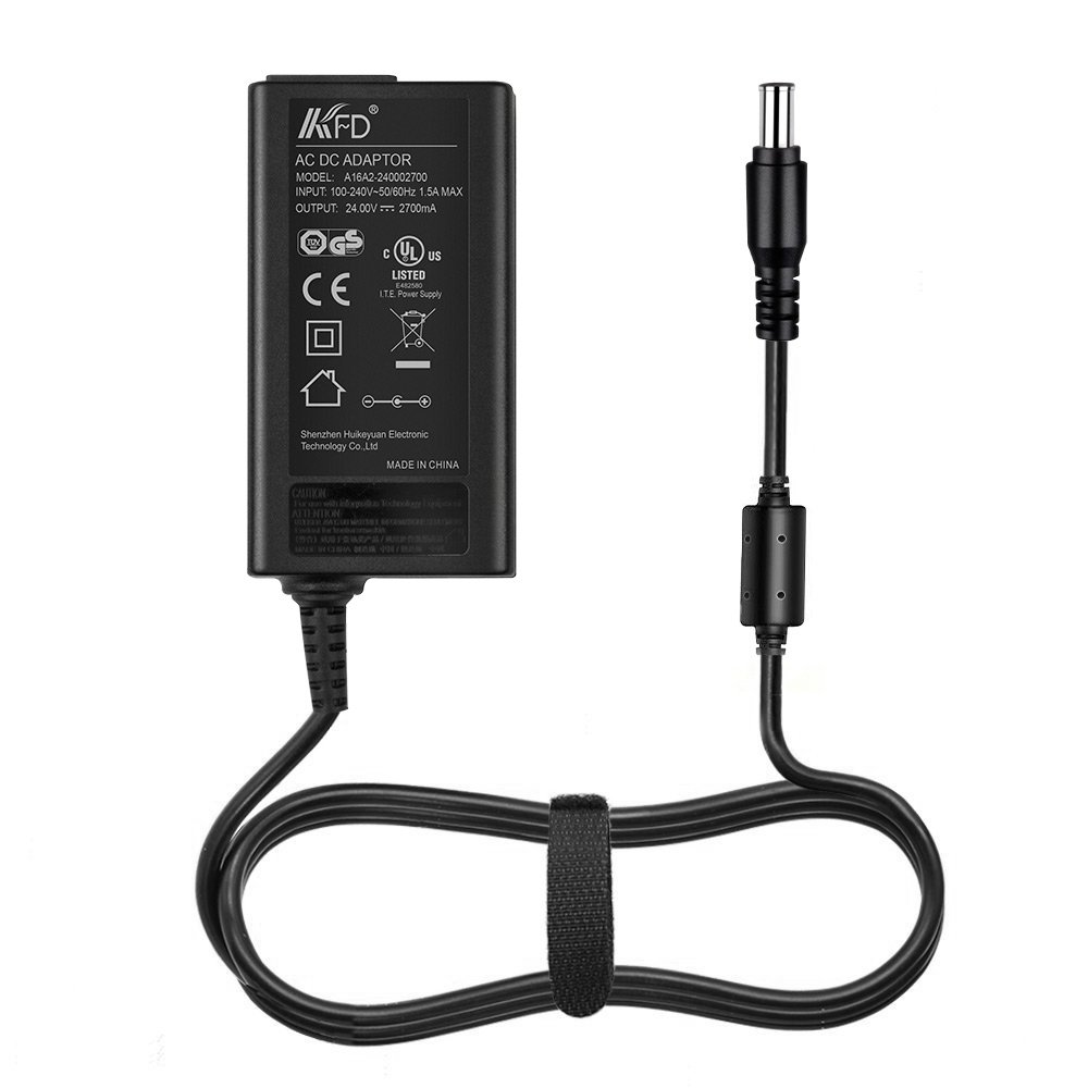 KFD 24V 2,7A Bloc d'alimentation Chargeur pour Epson Scanner V750 v750-M Pro v800 v850 V850 Pro 3170 J221A J221 J252A J252Workforce ES-400 II ES-500W II ES-500WR DS-530 DS-770 DS-780N Adaptateur