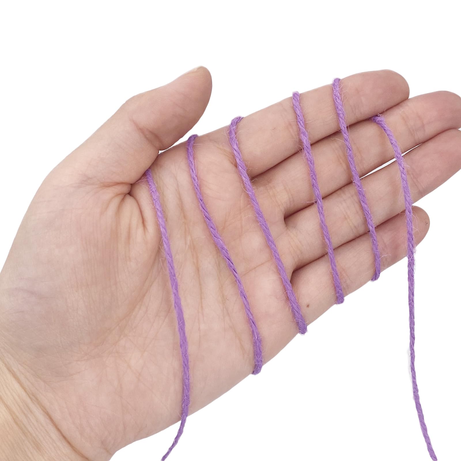 Farbige Jute-Schnur 100m - Natürliches Jute-Seil Für Basteln & Deko