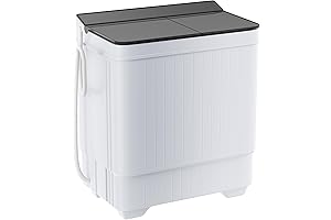 Elevon Portable Mini Twin Tub Washing Machine