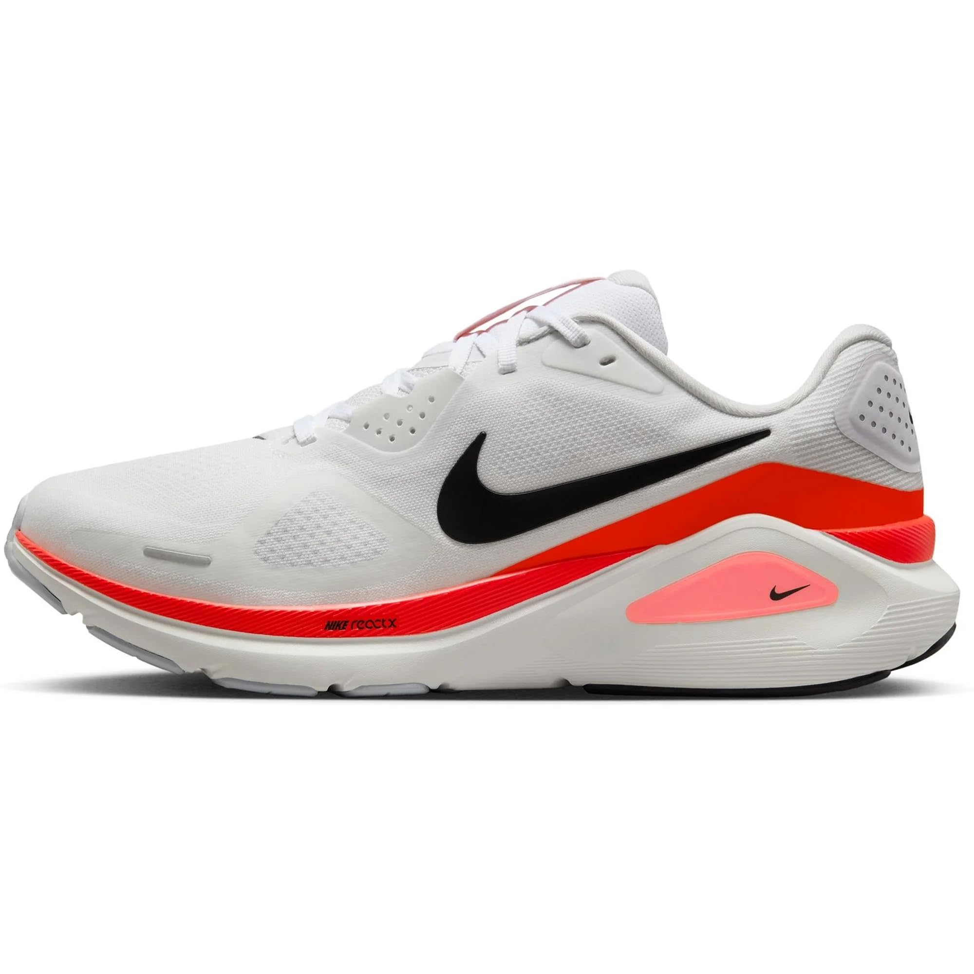 Nike Men's Structure 26 Sneaker, White/Black/Bright Crimson/Photon Dust, 7.5 UK