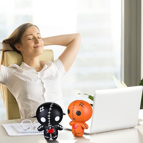 Miniatura 7 de 4 muñecas vudú fantasma espeluznante muñeca de alivio del estrés, regalos espeluznantes de levantamiento lento para Halloween, cumpleaños, Navidad,