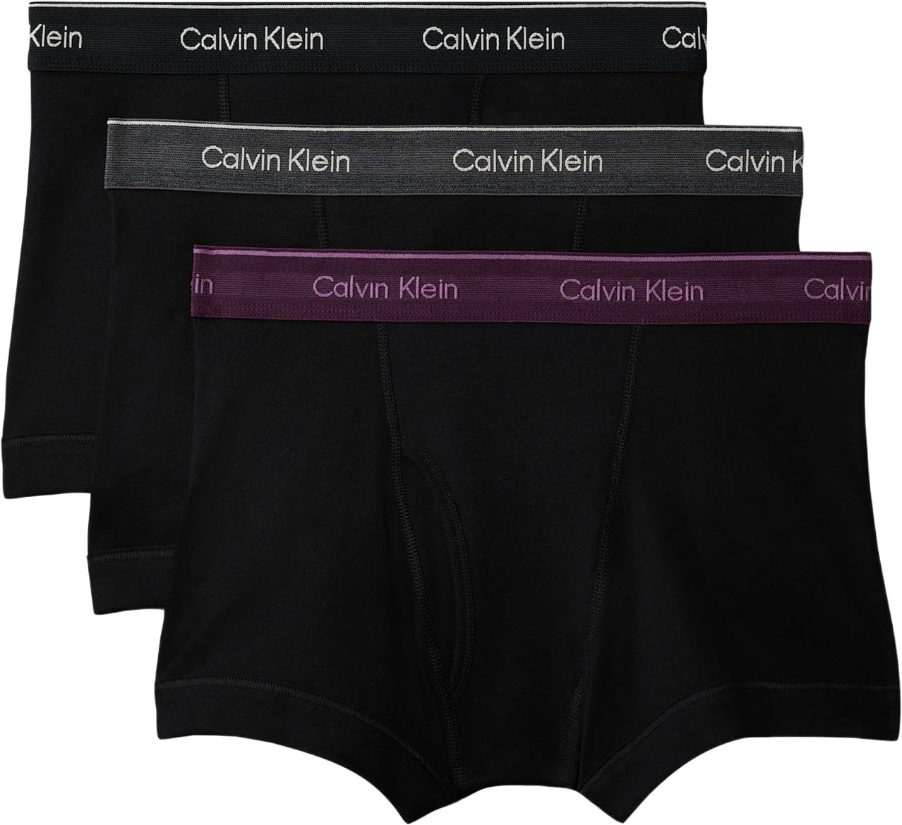 TRUNK 3 PK Erkek Alt Giyim BLACK W/BLACK WB/BLACK W/DARK PUR M
