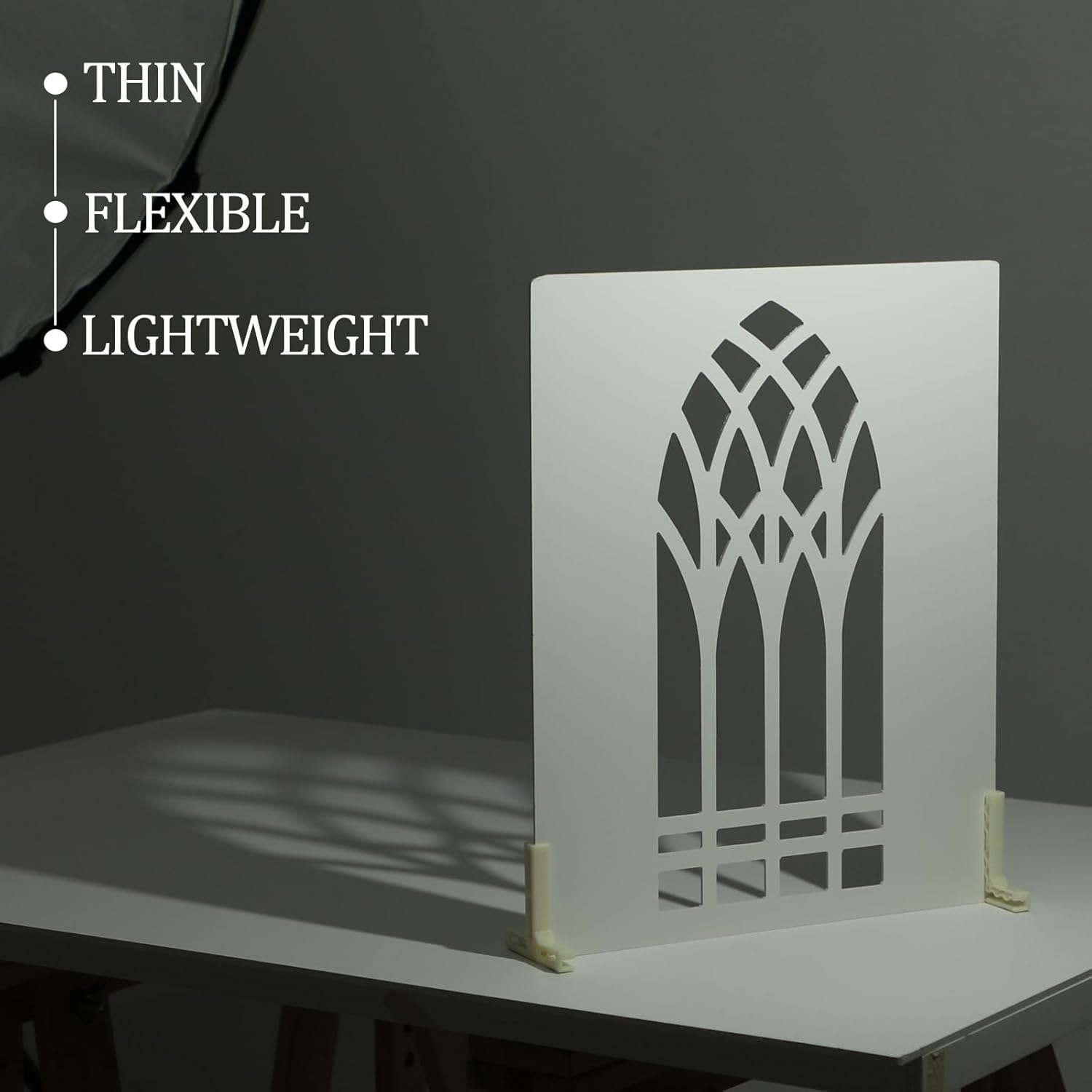 6PCS Photography Background Shadow Boards for Photography Studio, Food and Cosmetic Product Studio Video Shooting, MDAOCRY