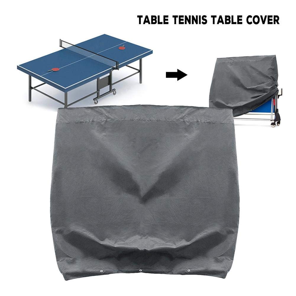 Copertura per Tavolo da Ping Pong Copertura Protettiva Impermeabile Oxford for Tavolo da Ping Pong da Giardino, Pioggia, Vento e Sole