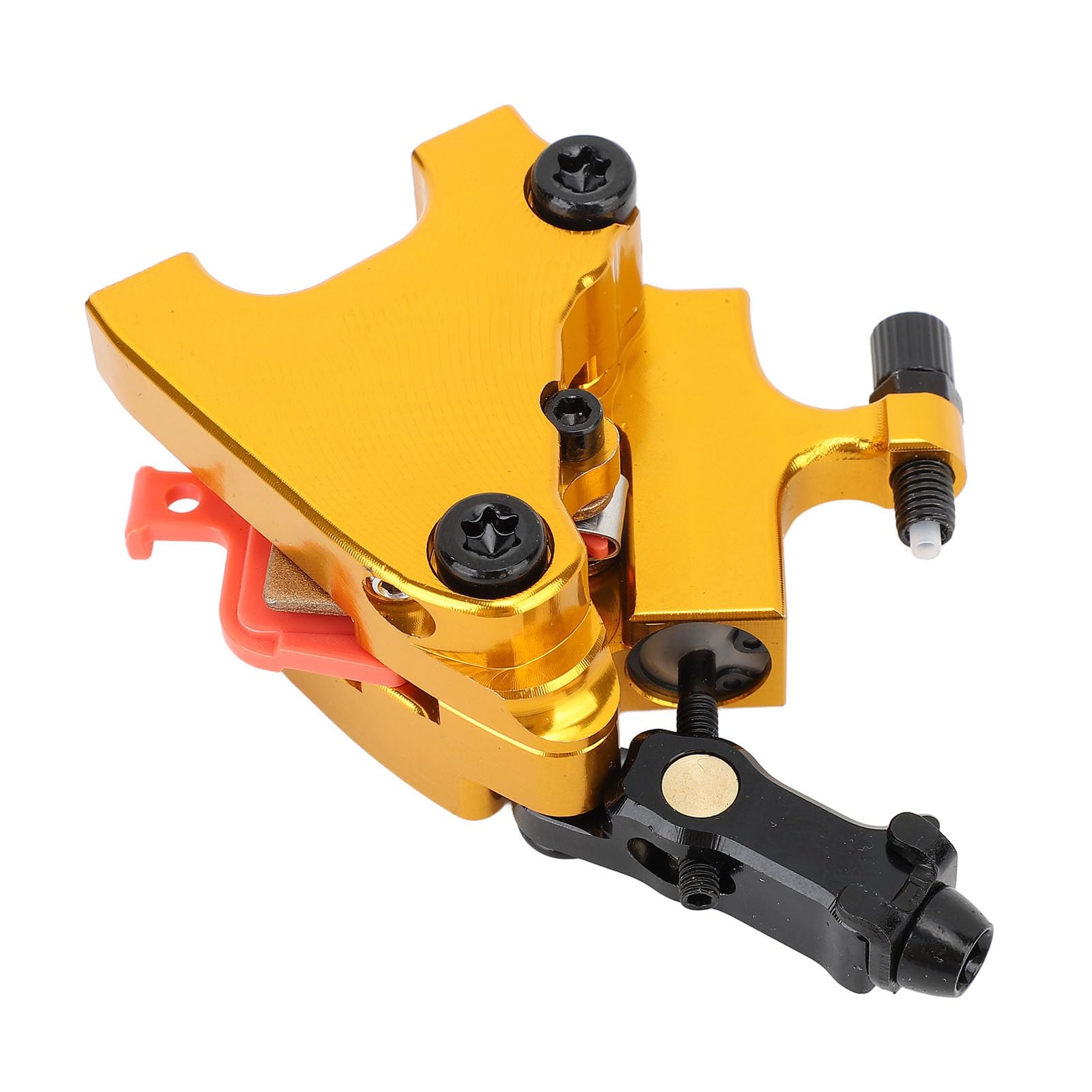 Generic Zacisk Hamulca Tarczowego Roweru Zacisk Hamulca Tarczowego Roweru Szosowego ze Stopu Aluminium Pasuje do Tarcz 140 Mm i 160 Mm Przewód Hydrauliczny Ciągnięcie Przodu i Tyłu Zastosowanie dla