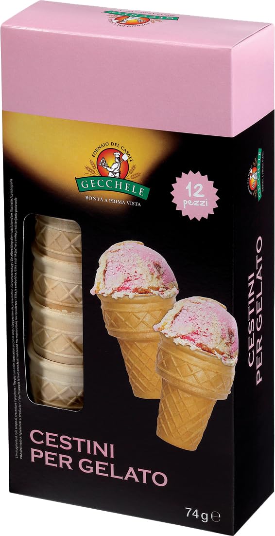 Gecchele Cestini Per Gelato, 74g