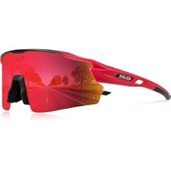 Deporvillage Gafas Ciclismo JARVID Gafas de Ciclismo Polarizadas con 4 Lentes Intercambiables, Gafas de Sol Deportivas para Mujeres Hombres Correr Béisbol, Pesca Conducción JVD02