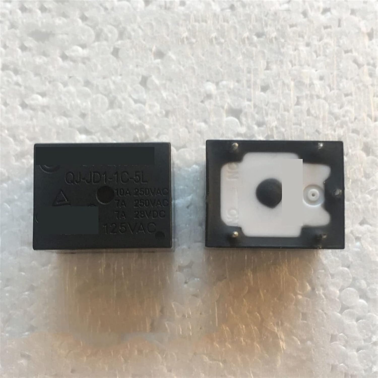 Relay QJ-JD1-1C-5L 5VDC QJ JD1 1C 5L 5V 5PIN 10A 12V 24V Can Replace JQC-3FF T73(20PCS)