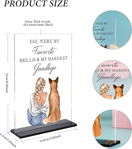 Miniatura 2 de Regalos conmemorativos para perros por pérdida de perro, regalos conmemorativos para mascotas, regalo de condolencias para amantes de mascotas,