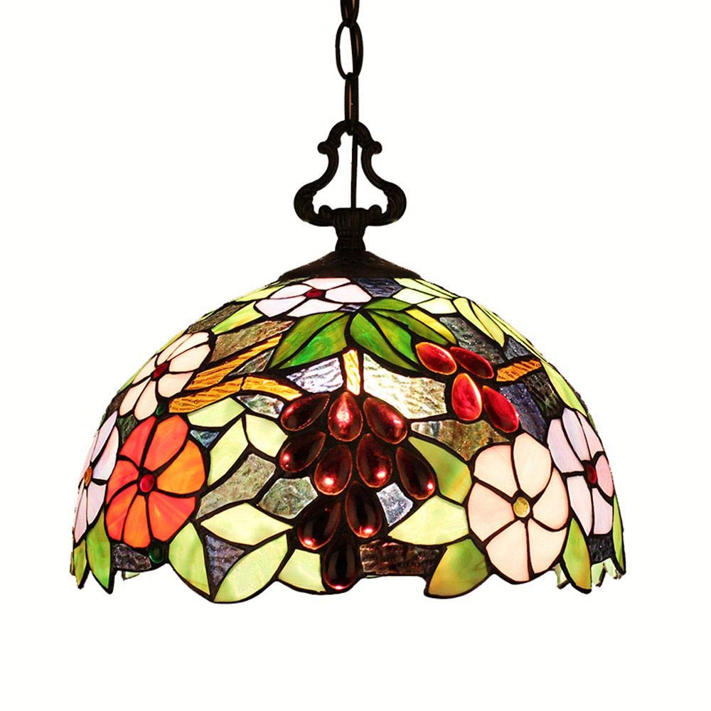 HJRegaFimu 12-inch Restaurant Heart Ceiling Pendant Lights Mediterrangcid American Country Bar Counter Lamp Elegant Dining Room Chandeliers (a)