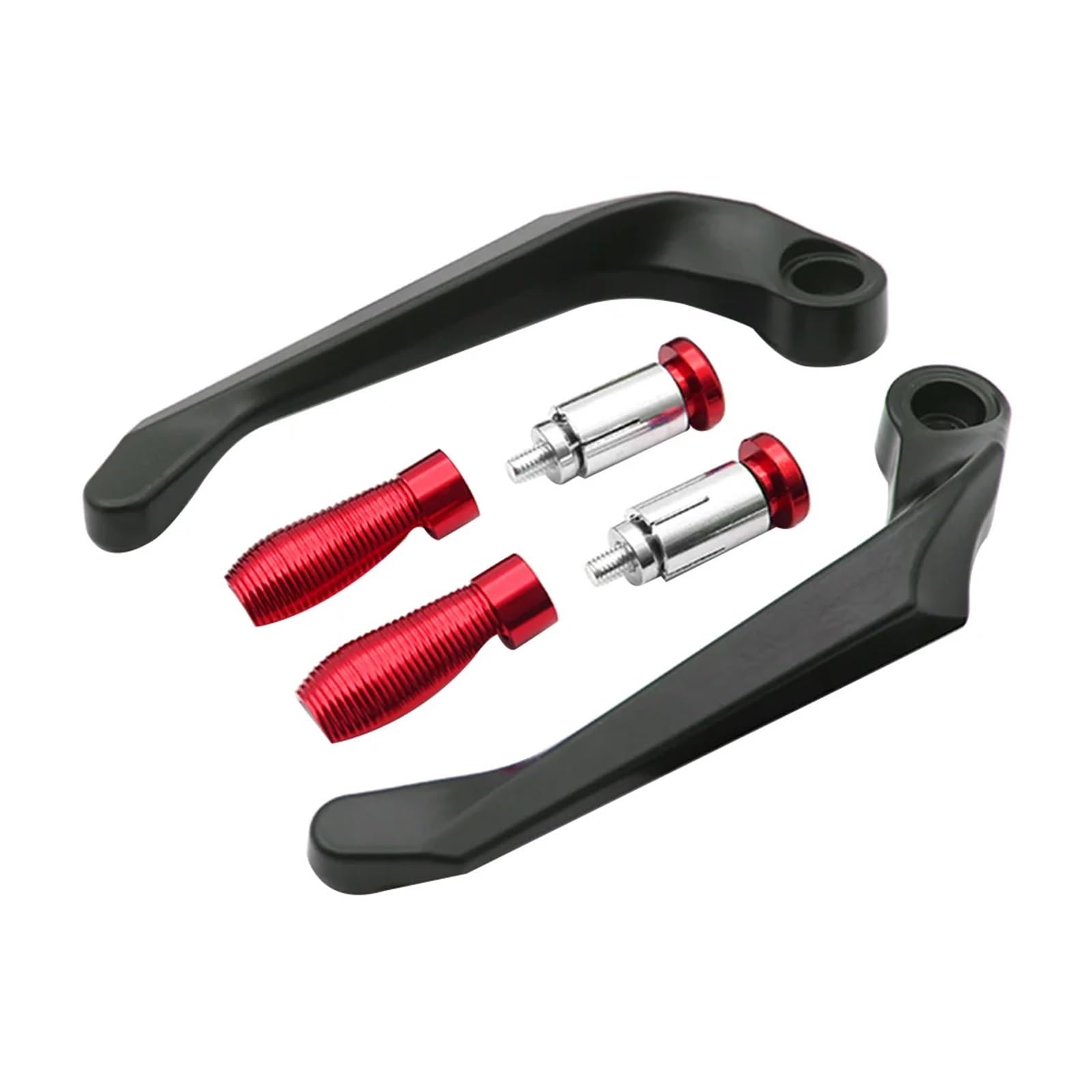 DOYUBVCW Motorcycle Lever Guards Handgrip 22mm Motorcycle Adjustable Brake Clutch Levers Protector Brush Proguard Guard Protect General Purpose Replacement Kit