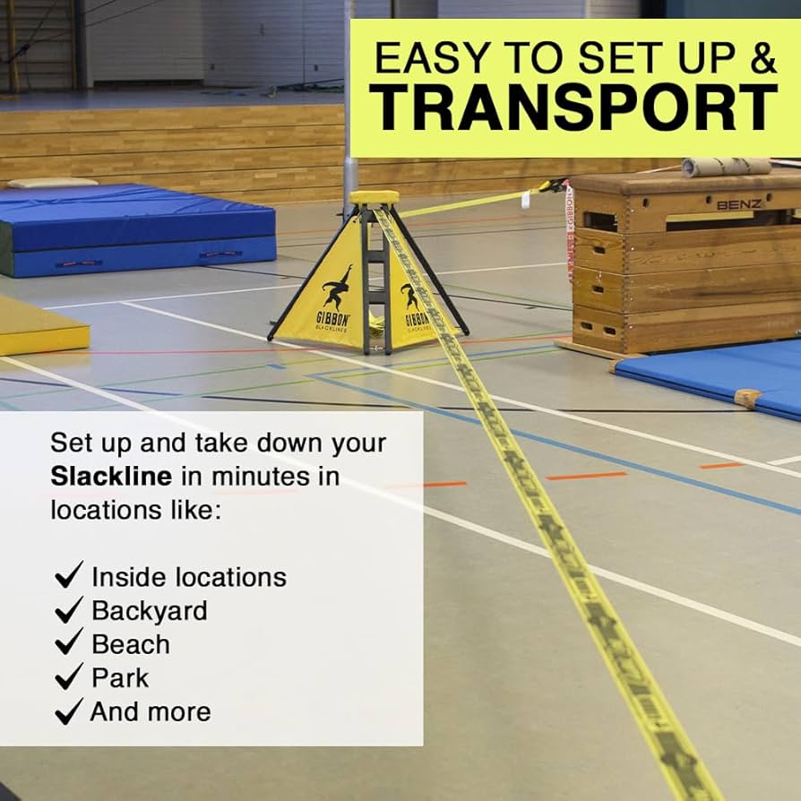 GIBBON Slacklines Slack-Frame | Keine Bäume benötigt
