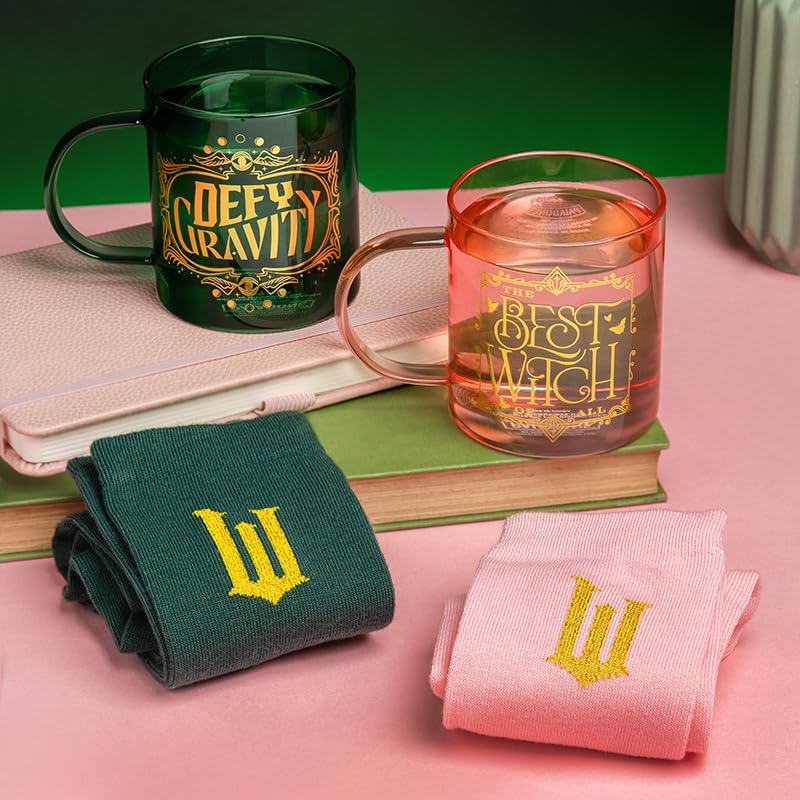Wicked Movie Glass Mug & Socks Gift Set, Officially Licensed Disney Gift Fans - Image 4