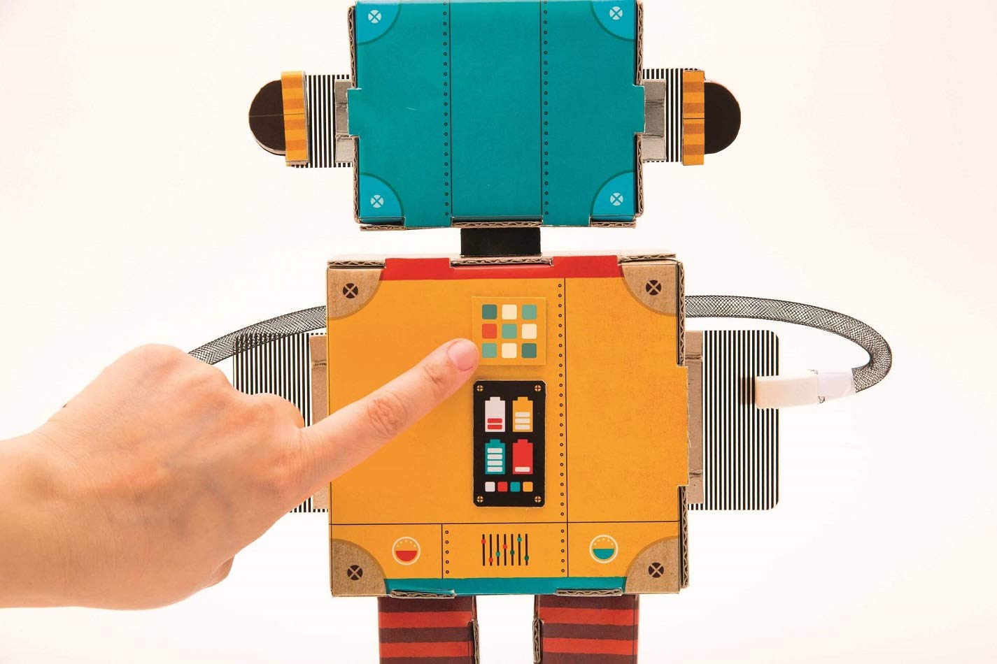 Clementoni-15285 - CREA tu Robot - Juego Creativo a Partir de 4 años