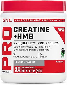 GNC Pro Performance Creatine Monohydrate + HMB, 30 Servings