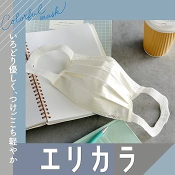 ハイパーブロックマスク エリカラ ナチュラルホワイト 小さめ 7枚 × 80袋 ハイパーブロックマスク エリカラ ナチュラルホワイト ふつうサイズ30