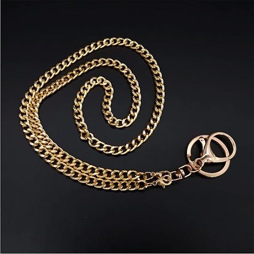 Miniatura 3 de Soporte de cordón de identificación para mujer, cordones para insignias de identificación, cadena dorada y plateada para llaves, collar, soporte