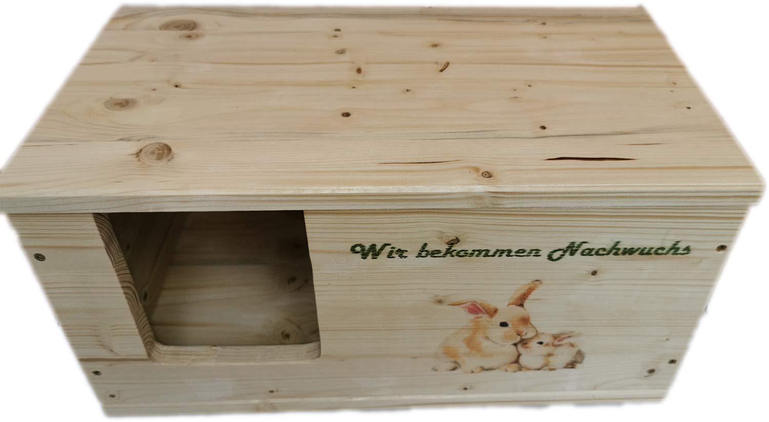 Zwergkaninchen Wurfbox 45x25x22cm