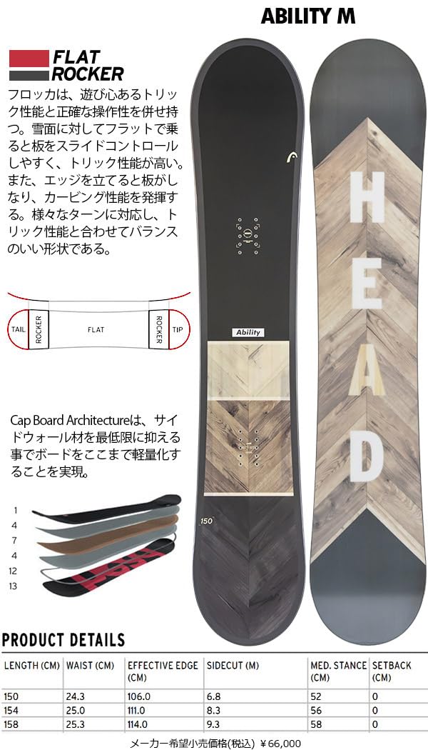 Amazon | HEAD(ヘッド) 24-25 メンズ スノーボード 3点セット 板