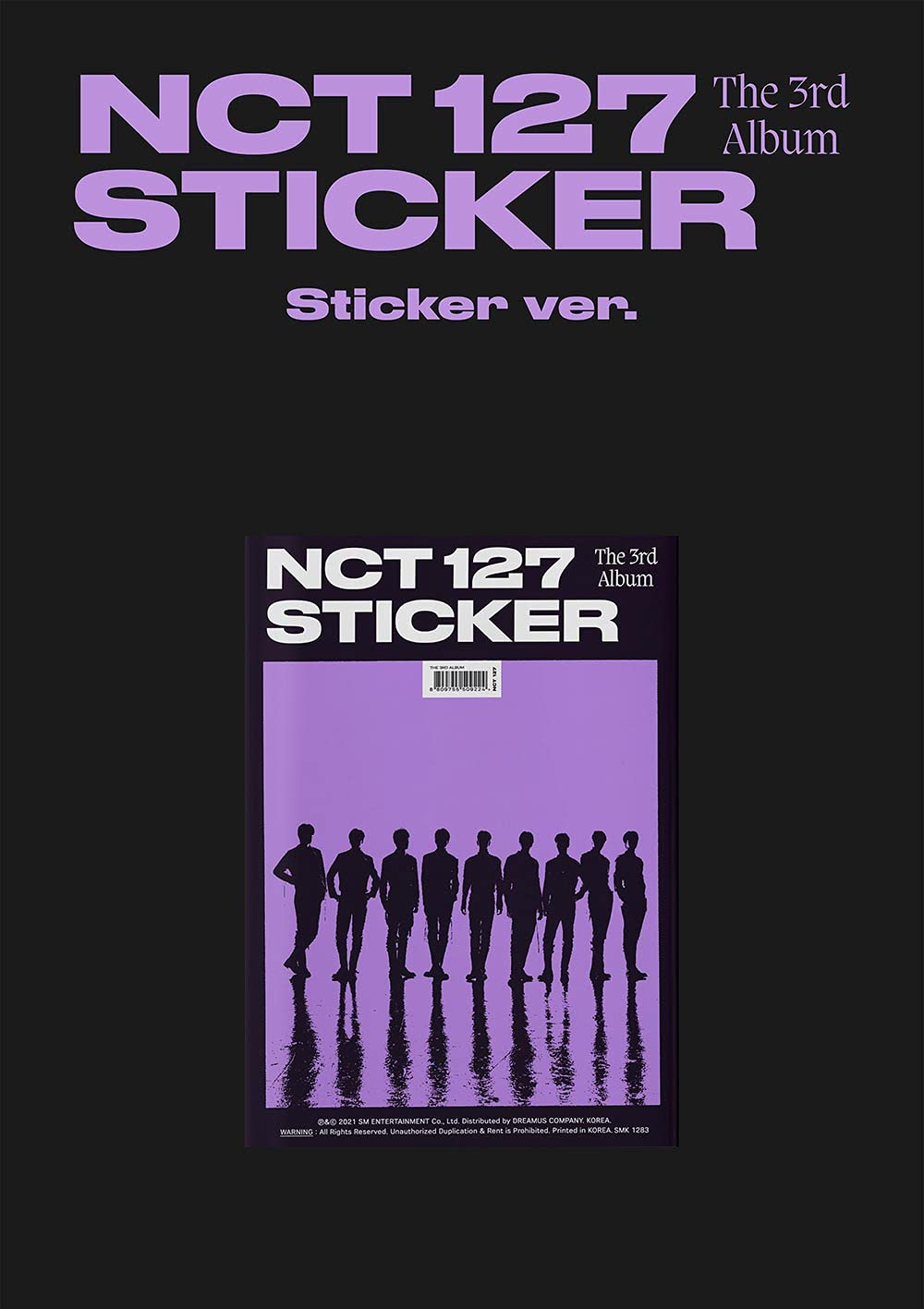 Amazon.com: S.M NCT 127 - Sticker [Sticker ver.] Album+Folded