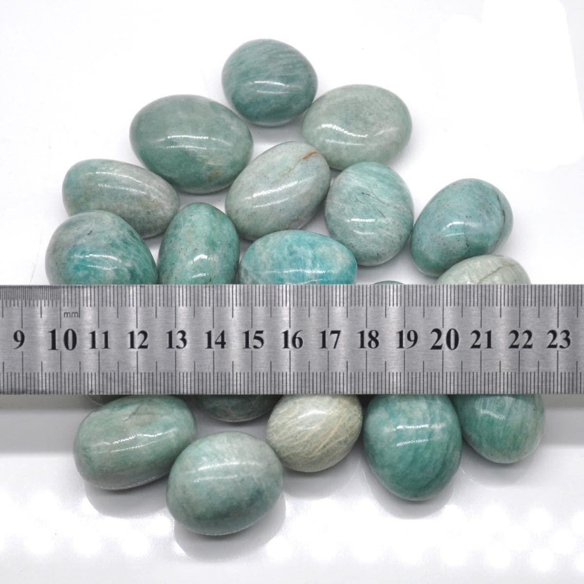 Crystal Healing Pietra di Ghiaia Burattata Lucidata Gemme Minerali Gemma Decorazione Acquario Grezzo-Quarzo Fragola Rs,500g