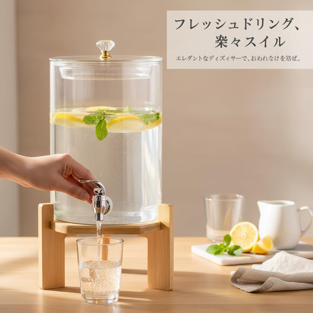Dispensador Bebidas Vidrio Estilo, size to 2
