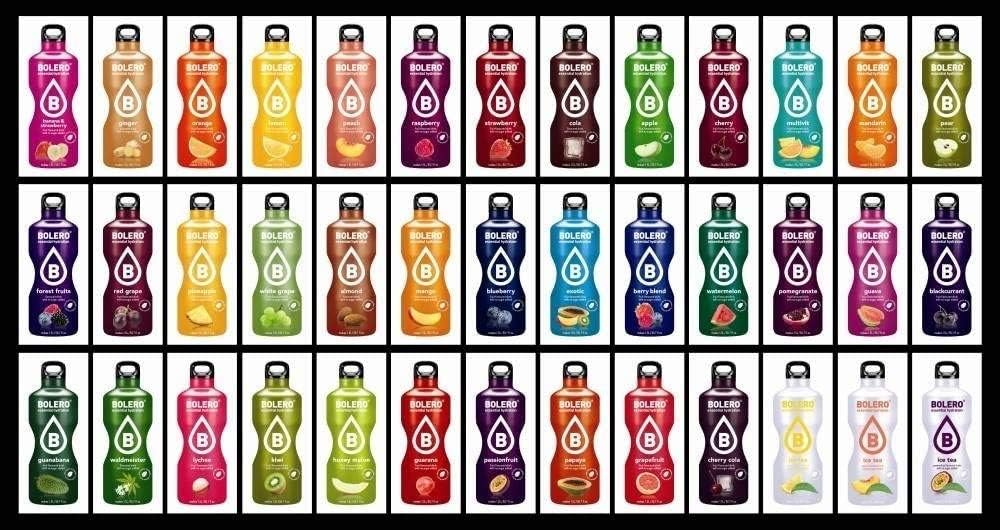 succo di frutta in polvere con prodotti naturali