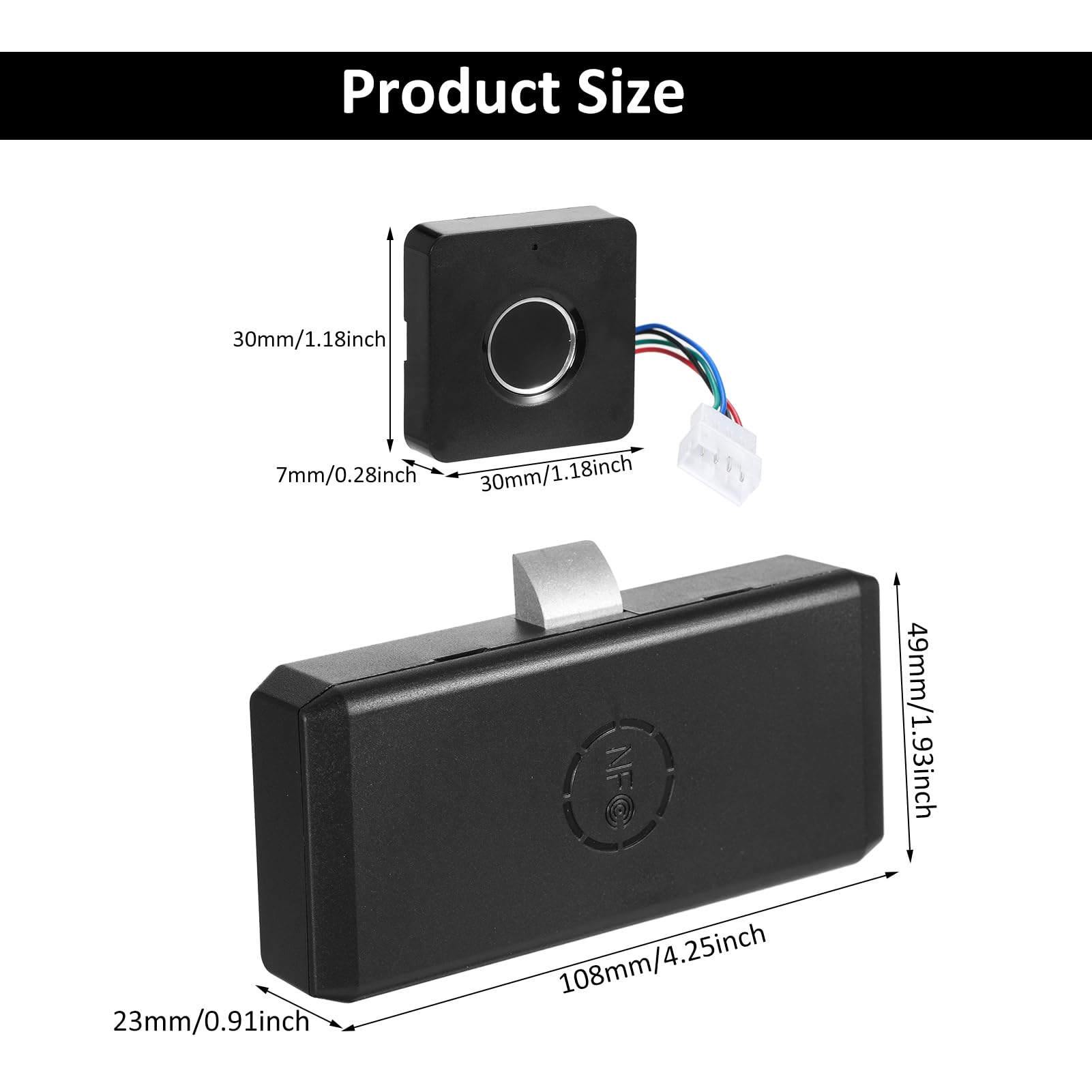 Amazon.co.jp: 指紋認証ドロワーロック, T4 スマート指紋ロック