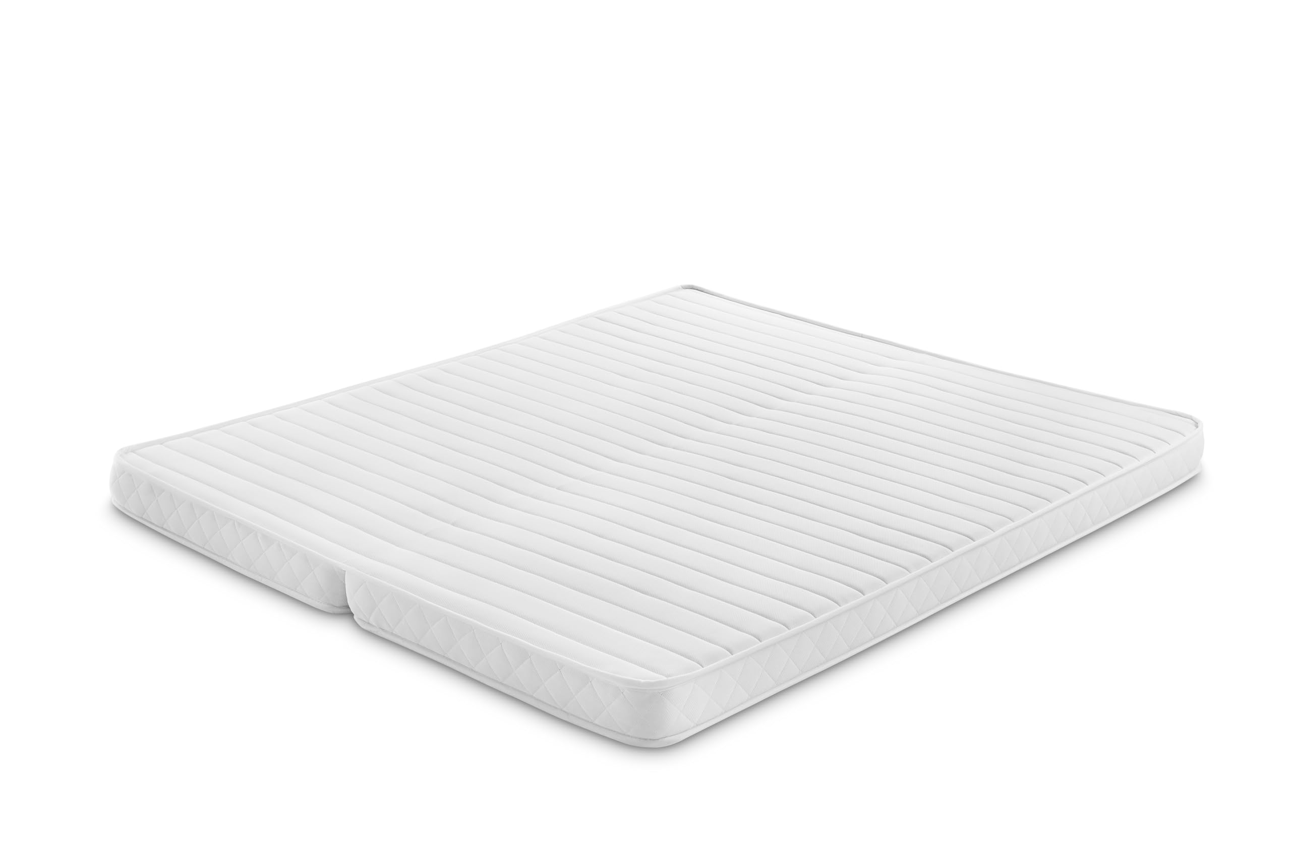 LESJA Tagesbett Matratze 80x200 / 160x200 – Orthopädische Schaumstoffmatratze für Ausziehbett & Schlafsofa – Faltbare Ersatzmatratze mit 7-Zonen Komfort – H4 Mittelfest