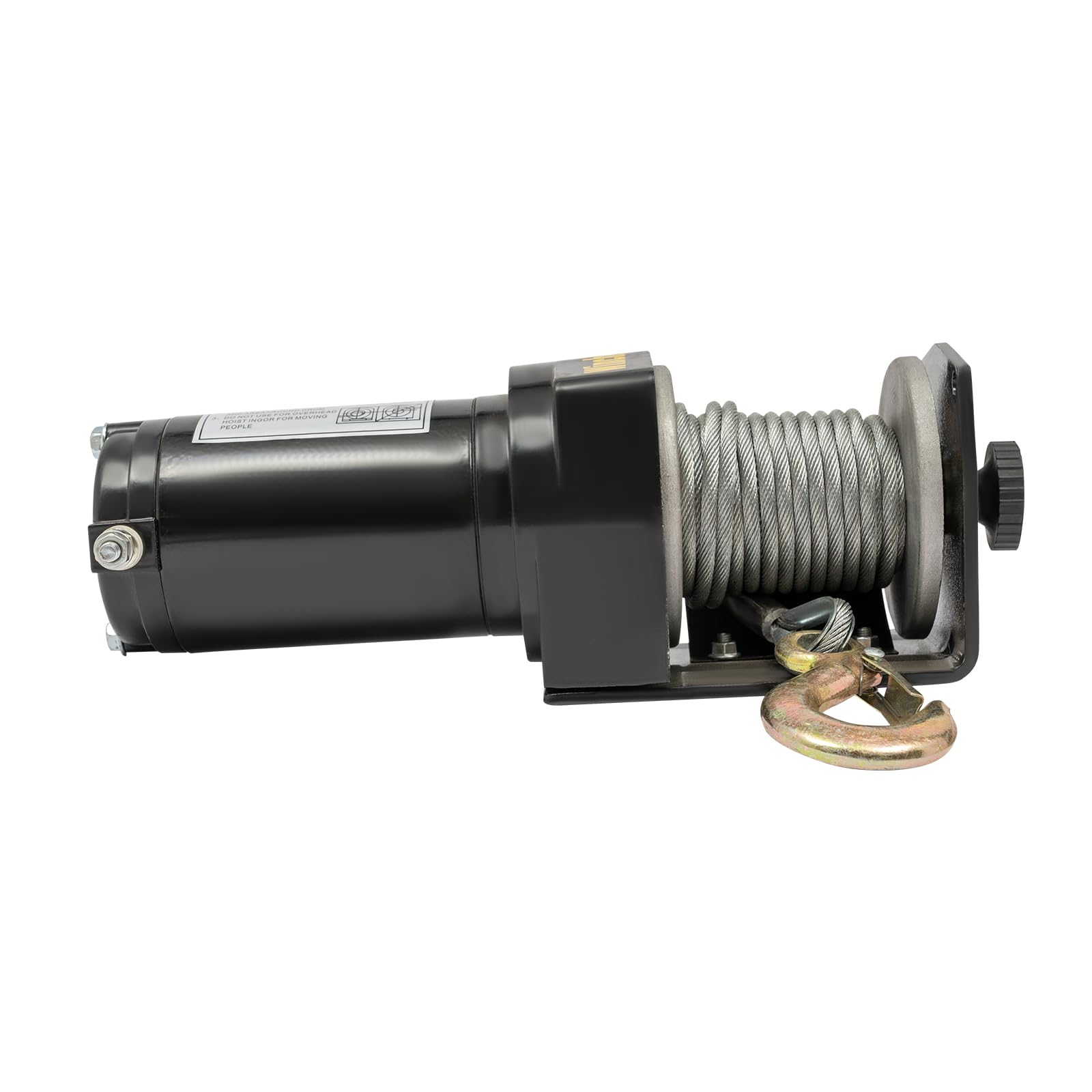 Argano elettrico 12V 400W, capacità di carico 200 kg verticale / 900 kg orizzontale, velocità di trazione 4 m/min, protetto IP66, con telecomando e freno di sicurezza, per fuoristrada, barche