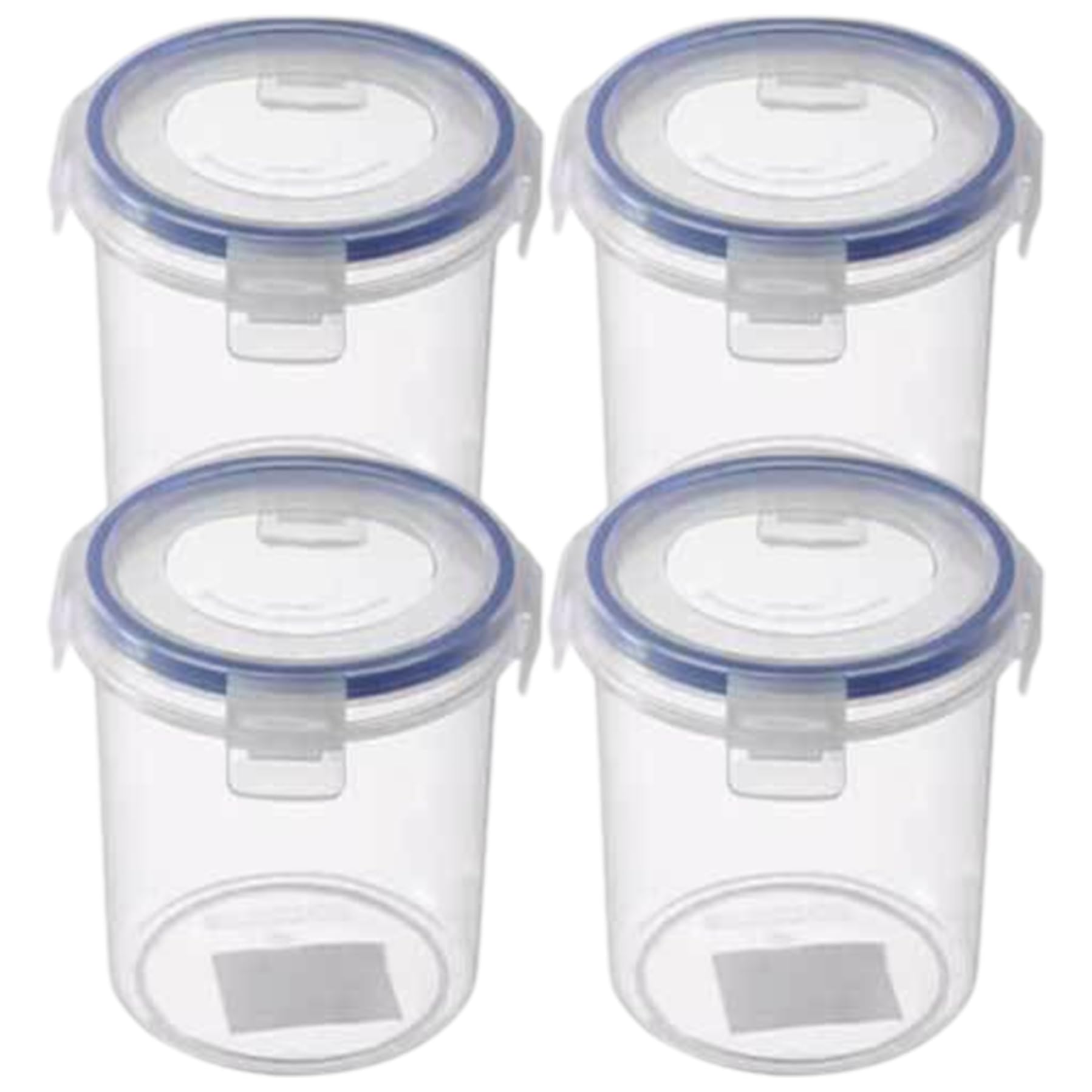 Tarro de avena durante la noche recipientes de plástico de 16 oz vasos de yogur