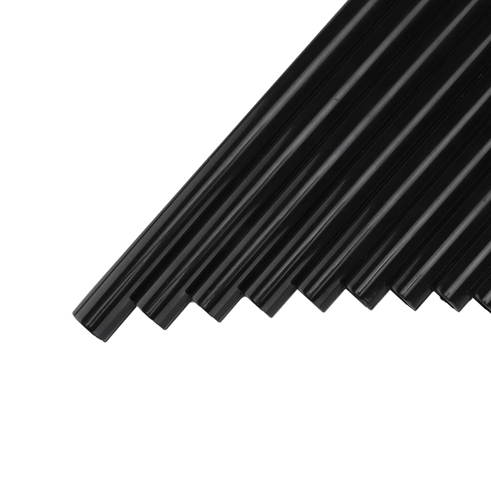 Flûte de Pan à Clé en C, Flûte de Pan en ABS facile à apprendre Flûte de Pan d'essai rigoureux pour adultes et enfants(le noir)