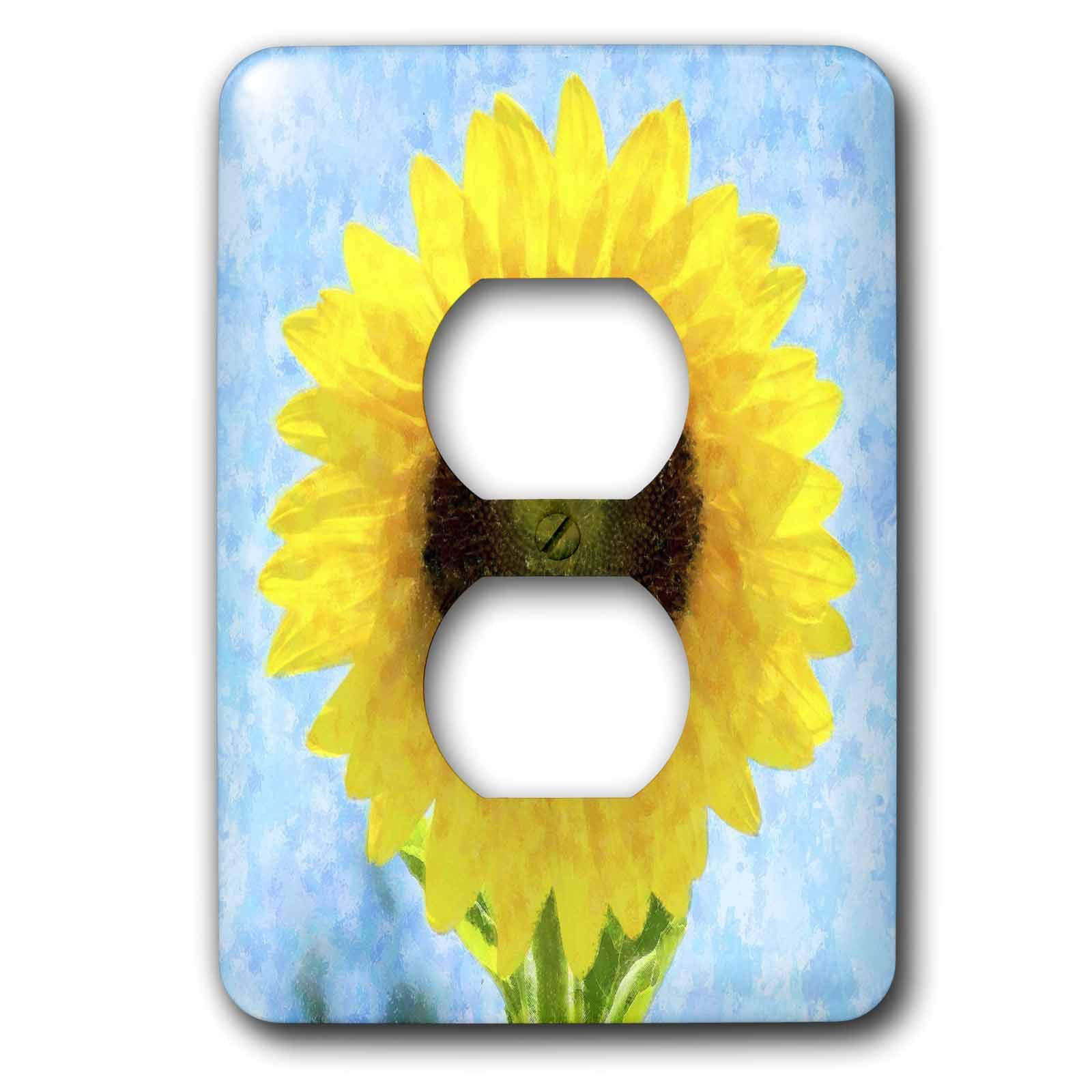 Tournesol Proud 2 Prise de Prise 3dRose lsp_8666_6 - Finition artistique d'exception
