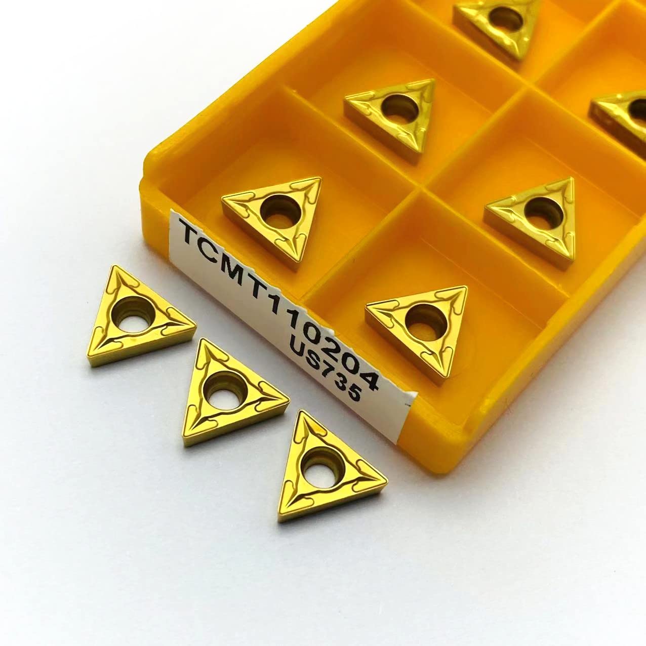 DEKIITCMT110204 VP15TF TCMT110204 UE6020 Carbide Insert Metal Turning Tool Carbide Lathe Tool TCMT 110204 Turning Tool (Size : TCMT110204 UE6020, Color : 10PCS(1BOX))