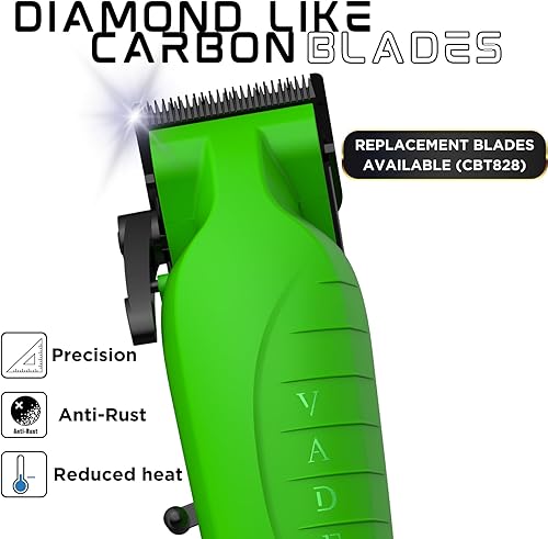 Miniatura 3 de Supreme Trimmer Vader Clipper con hoja cónica DLC STC5098 210 minutos de tiempo de funcionamiento 7500 RPM Cortadora de pelo profesional sin