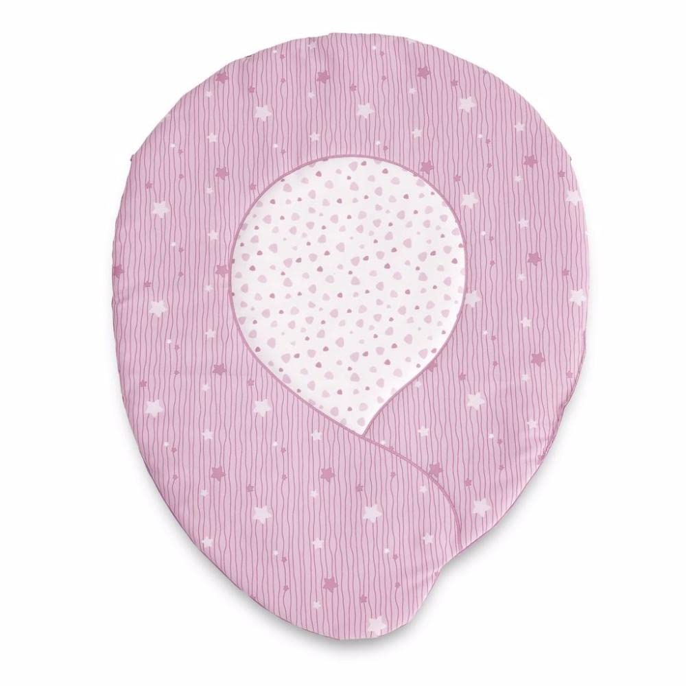 Chicco - Gioco Nido di Coccole, Morbido Cuscino 3 in 1, con Musica e Luce, per Rilassare Il Bambino in Tre Posizioni di Riposo, Rosa, Lavabile in Lavatrice, Batterie Non Incluse, 0 Mesi +