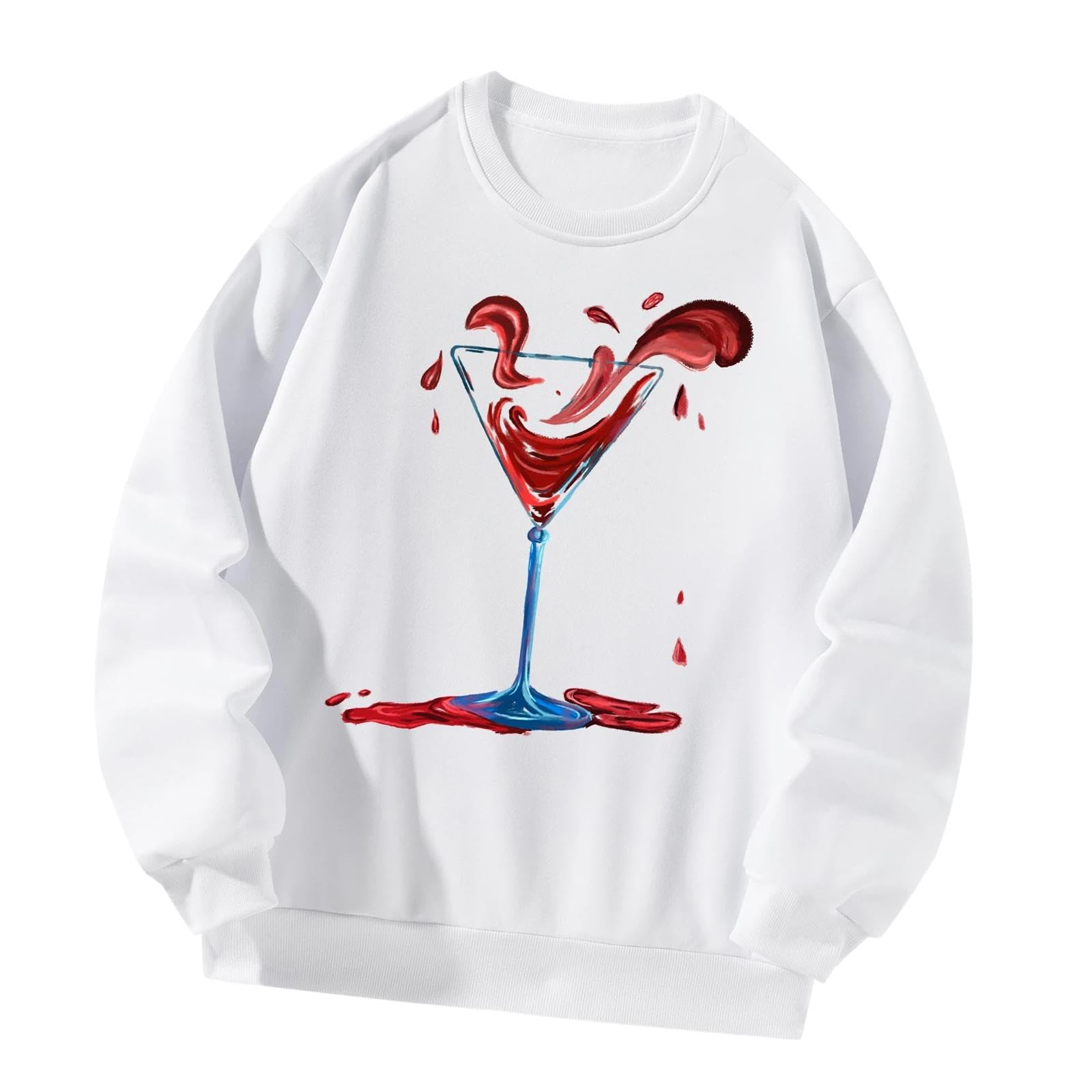 Women Sweatshirt Fashion Activewear Long Sleeve Tops for Commuting Going Out L|Clothing Shoes & Accessories | Womens Clothing | Sweats & Hoodies-picture-15