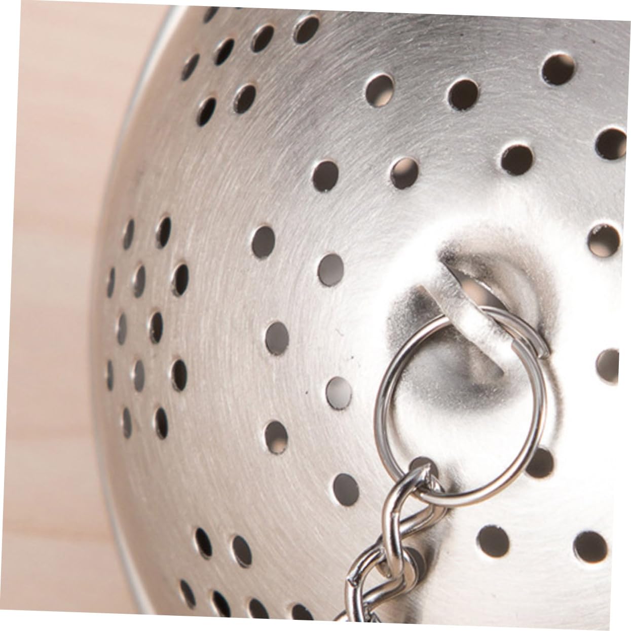 SHOWERORO Stainless Steel Tea Infuser Filter Reusable Loose Leaf Tea Strainer Chain for Easy Removal