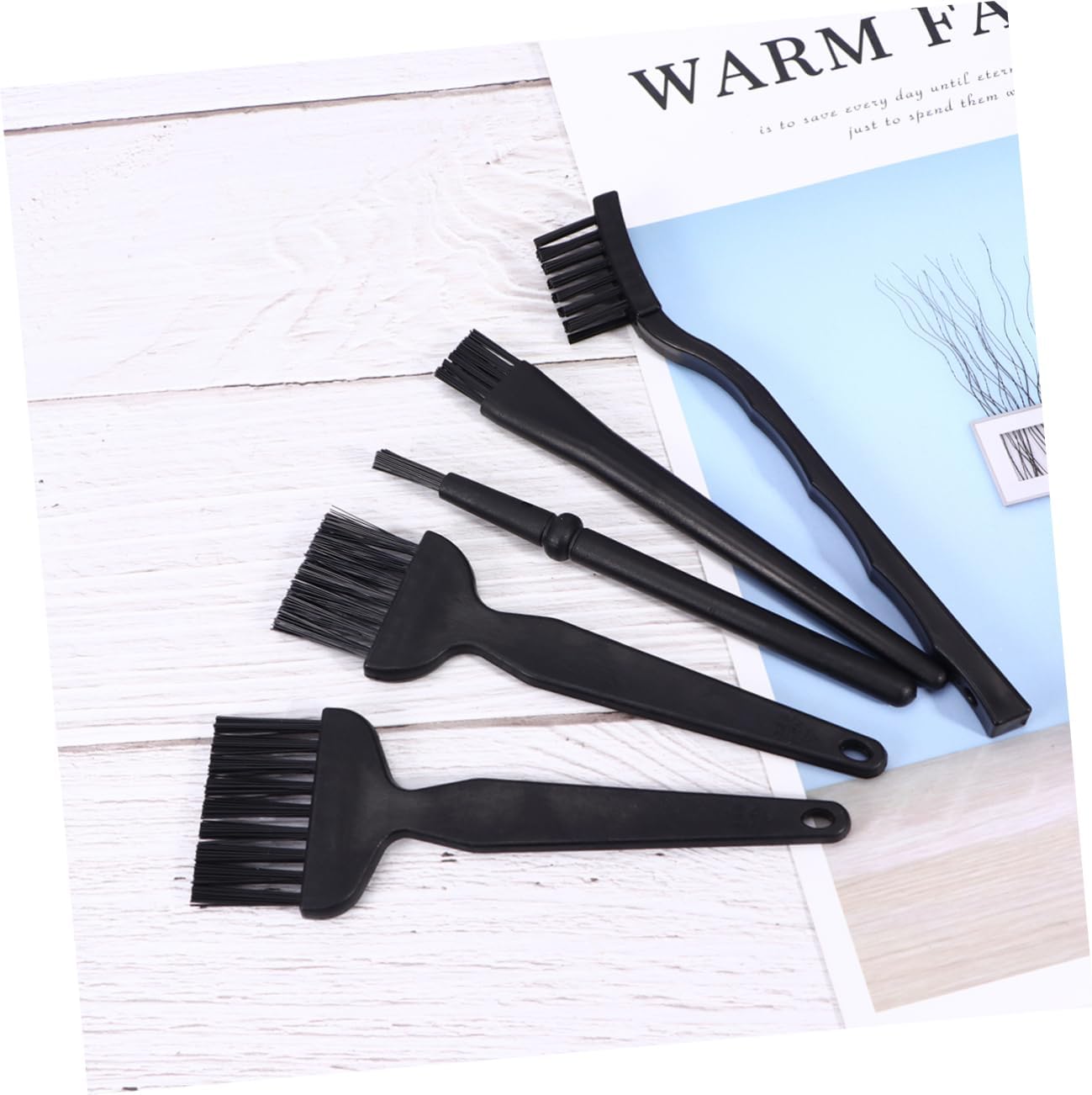 5pcs Static Brush ESD Safe Details Cleaning Brush for Computer Laptop Keyboard