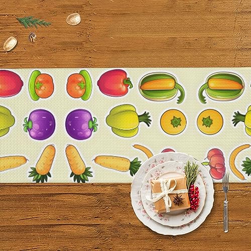 Long chemin de table décoratif pour protéger et embellir les grandes tables en bois