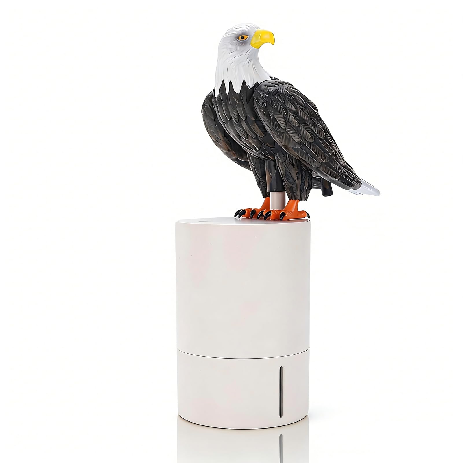 Dispensador automático de jabón espumoso en Forma de águila, 300 ml/10,14 oz Peace Bird Lavamanos sin Contacto, Dispensador de jabón de Espuma para Manos con Pilas para baño