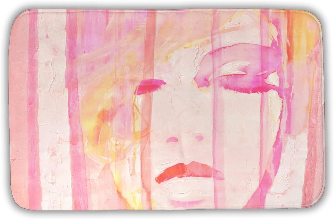 Begin Home Decor C1BM2134Q973T1 21 x 34 in. Abstract Portrait Feminine - Modern Figurative Bath Mat - Decor
